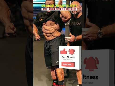 Hadi Choopan 6.5 weeks out of Olympia 2023 training with Hany Rambod in Dubai #shorts #bodybuilding