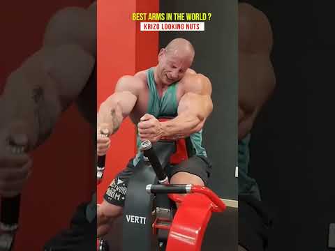 Best Arms in Bodybuilding? Michal Krizo looking NUTS #SHORTS #bodybuilding #mrolympia