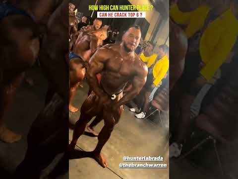 How high can Hunter Place at The Olympia 2023 ? Can he beat Andrew Jacked ? #bodybuilding #mrolympia