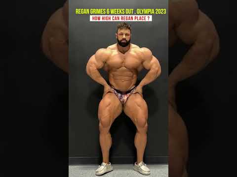 Regan Grimes 6 weeks out , How high can he place at the Olympia?  #bodybuilding #mrolympia