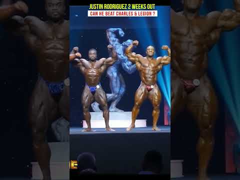 Justin Rodriguez looks really impressive 2 weeks out of Legion sports 2023 #mrolympia #bodybuilding