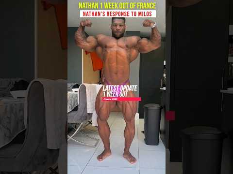 Nathan’s reponse to Milos. 1 week out Sheru Classic 2023 #mrolympia #bodybuilding #mrolympia