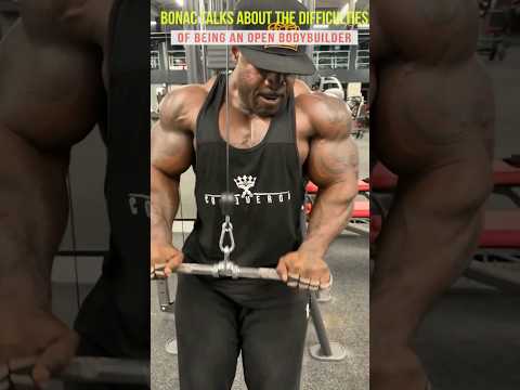 The difficulties of being a bodybuilder in open division,  Will Bonac comeback? #bodybuilding #gym