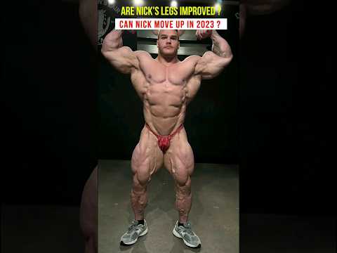 Nick Walker’s legs look the same . Can he beat Derek & Hadi at Olympia 2023 ? #mrolympia #gym