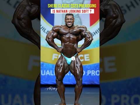 Sheru classic 2023 open bodybuilding prejudging – Is Nathan looking soft ? #sheruclassic #fitness