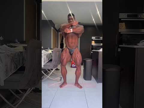 Nathan De Asha Posing a few days out from Flex Pro Weekend