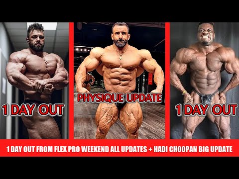 Hadi Choopan Physique Update + Regan, Blessing, Nathan, Tim, Theo all 1 Day Out Updates