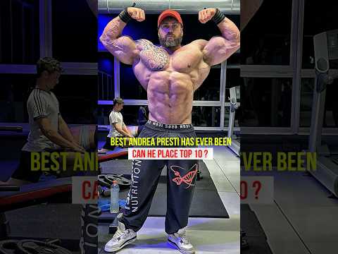 Andrea Presti looking at his all time best 4 weeks out of Mr Olympia 2023 #bodybuilding #fitness