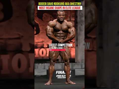 Insane Muscle bellies of Dhestiny aka Bodebi Davo . Should switch to ifbb #bodybuilding #mrolympia