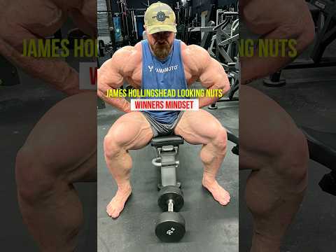 James Hollingshead looking scary at his current size . Winners mindset this time #bodybuilding #gym