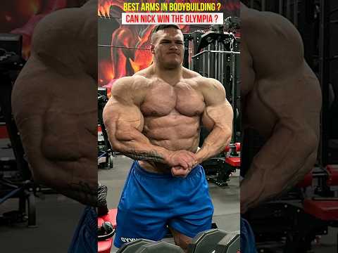 Best arms in the bodybuilding world ? Nick walker 25 days out of Mr olympia 2023 #bodybuilding #gym