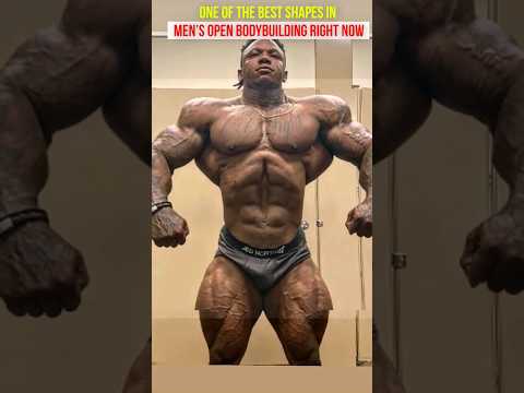 One of the best shapes in men’s open bodybuilding,  Tonio Burton 25 days out of mr olympia 2023 #gym