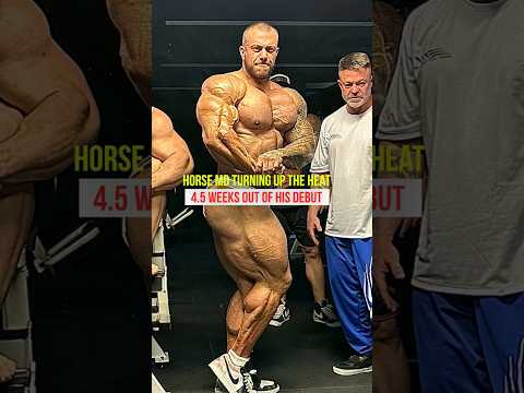 Horse Md turning up the heat for his open bodybuilding debut in 4.5 weeks #bodybuilding #fitness