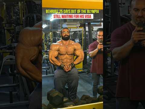 Behrooz Tabani looking dry and shredded but still waiting for his VISA to compete at Mr olympia 2023