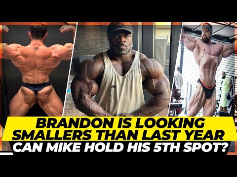 Brandon Curry looking smaller than last year but diced +Can Mike stay in top 5? Ross’s Olympia debut