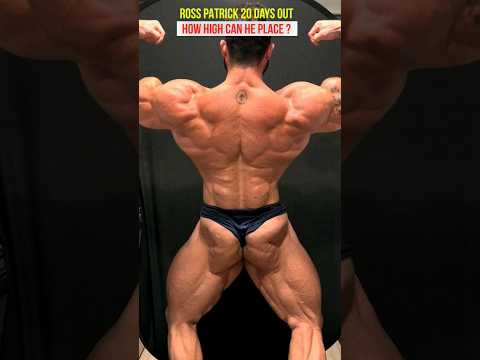 Ross Patrick getting ready for his Olympia debut , 20 days out #bodybuilding #fitness #gym