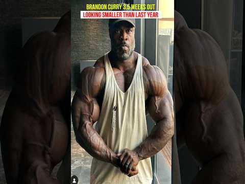 Brandon Curry 3.5 weeks out of Mr Olympia 2023 looking smaller than last year but diced #fitness