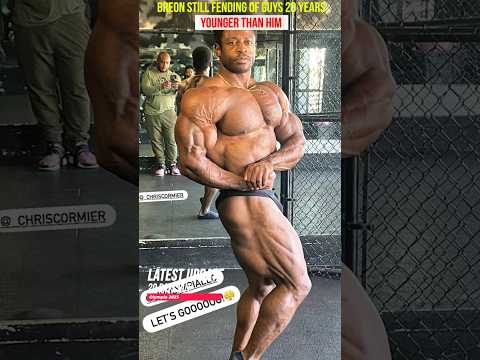 Breon still fending off guys 20 years younger than him.  Can he place top 3 ? #bodybuilding #fitness