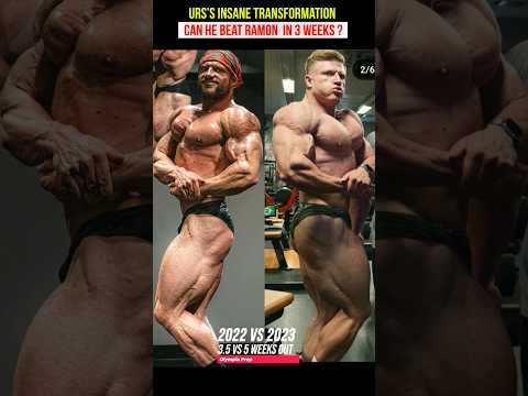 Urs Kalecinski’s transformation is nuts , can he beat Ramon in 3 weeks at Mr Olympia 2023 #fitness