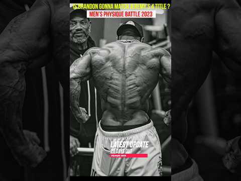 Is Brandon gonna equalize Jeremy’s 4 men’s physique titles ? Shredded to the bone #bodybuilding #gym