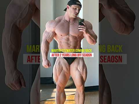 Martin Fitzwater coming back after 2 years long off season probably at the Arnold Classic 2024 #gym