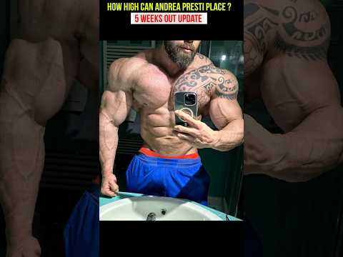 Andrea Presti looking peeled 5 weeks out of Mr Olympia 2023, Can he crack top 10 ? #mrolympia #gym