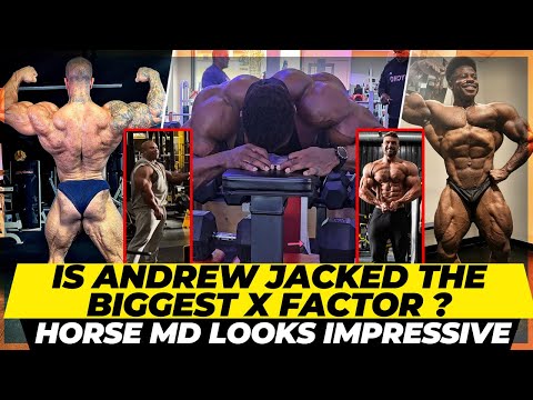 Is Andrew Jacked the biggest X factor ? Horse Md looks impressive + Breon’s legs + Phil Heath’s arms
