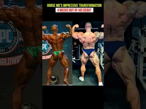 Horse Md’s insane back transformation,  28 days out of his open bodybuilding debut #bodybuilding