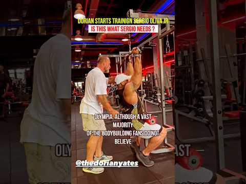 Dorian Yates training Sergio Oliva jr for Arnold Classic 2024 #bodybuilding #gym #fitness #workout