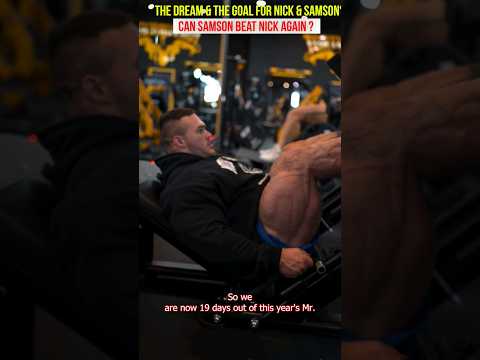 The goal & the Dream for Nick Walker & Samsaon Dauda for Olympia 2023 #bodybuilding #gym #fitness