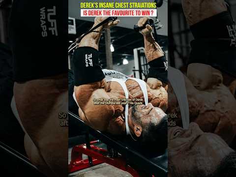 Derek Lunsford’s insane chest striations ahead of Mr Olympia 2023 #bodybuilding #fitness #gym