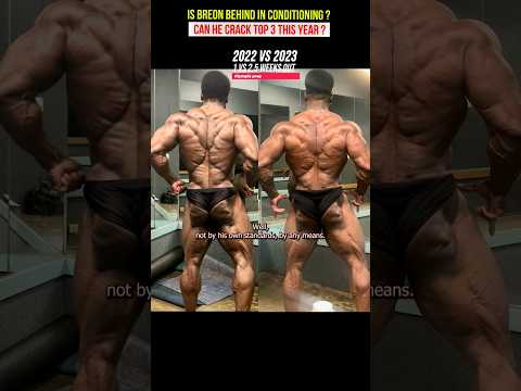 Is Breon Ansley behind in conditioning at  2.5 weeks out ? #bodybuilding #fitness #gym #workout