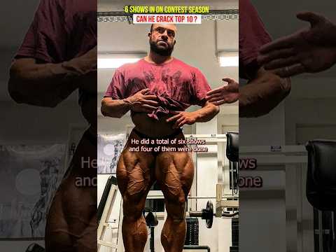 Roman Fritz has done 6 bodybuilding shows in 2023 and going for 7th at Mr Olympia 2023 #bodybuilding