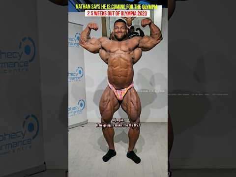 Still hope for Nathan to make to The U.S. 2.5 weeks out of mr Olympia 2023 #bodybuilding #fitness