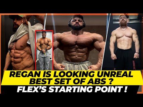 Regan Grimes looking unreal , Can he beat Krizo ? Best sets of abs ?Flex Lewis starts transformation