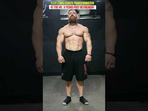 Flex Lewis starts transformation at the age of 40 in 2023 , 5 years post retirement #bodybuilding