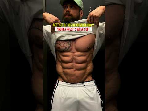 The best set of abs in bodybuilding ? Andrea Presti 2 weeks out of mr Olympia 2023 #bodybuilding