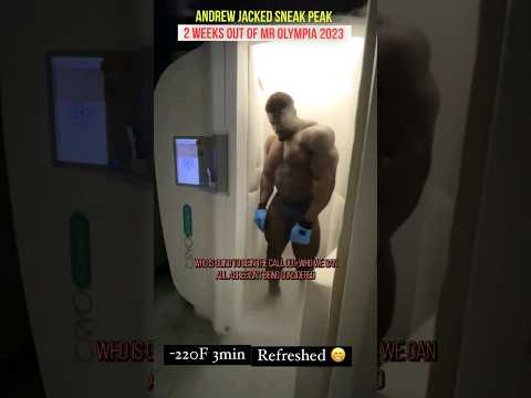 Andrew Jacked 2 weeks out of Mr Olympia 2023 sneak peak #bodybuilding #fitness #gym