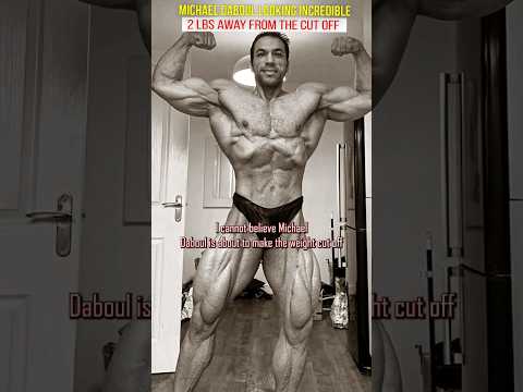 Michael Daboul only 2 lbs away from his stage weight 11 days out of Mr Olympia 2023 #bodybuilding