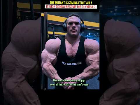 Nick Walker 10 days out of Mr Olympia 2023 , Aiming for gold #bodybuilding #fitness #gym #mrolympia