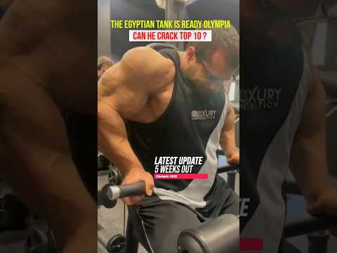 The Egyptian tank Hassan Mostafa 5 weeks out of Mr Olympia 2023 ,Can he crack top 10 ?#bodybuilding