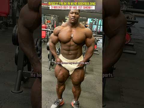 Freakiest bodybuilder in the world Rubiel Mosquera aka Neckzilla 3 weeks #bodybuilding #gym #fitness