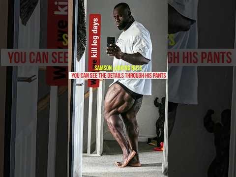 Samson’s insane look 30 days out of mr olympia 2023 , Can he win this year? #bodybuilding #mrolympia