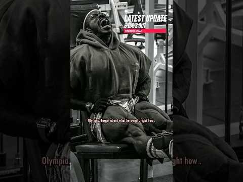 Terrence Ruffin in the conditioning of his life time 6 days out of Mr Olympia 2023 #bodybuilding