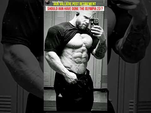 Iain Valliere post retirement,  Should Iain have done Mr olympia 2023 before retirement? #gym