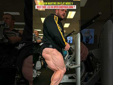 William Martins 3 days out of legion sports 2023 , Best side legs in bodybuilding? #mrolympia #gym