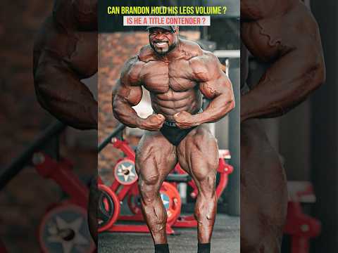 Can Brandon Curry hold the volume on hi legs ? 6.5 weeks out of Mr olympia 2023 #bodybuilding #gym