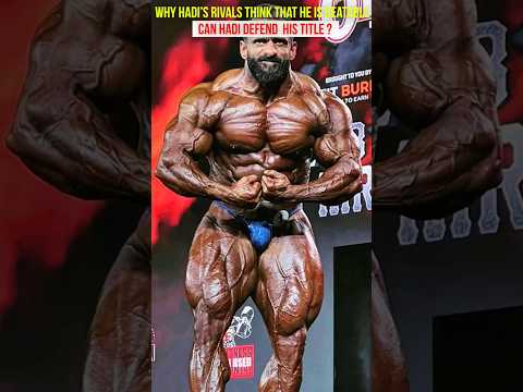 Why Hadi Choopan’s rivals think he is. beatable? Is Hadi not a dominant champion? #bodybuilding