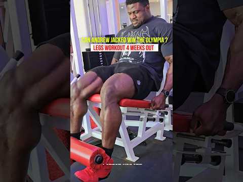 Andrew Jacked legs workout 4 weeks out of Mr Olympia 2023 ,Can he win? #mrolympia #bodybuilding #gym