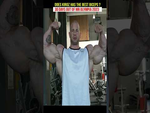 Best Biceps in Bodybuilding? Michal Krizo 30 days out of Mr Olympia 2023 #bodybuilding #gym #fitness
